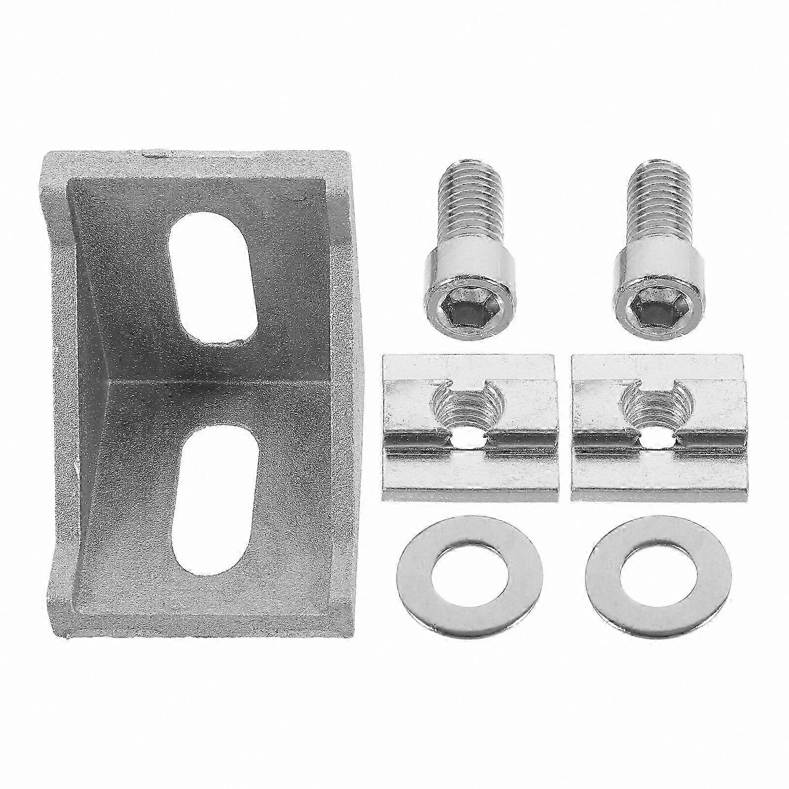 Aluminum Corner Bracket Set for 4040 Profile Frame Connection Fasteners