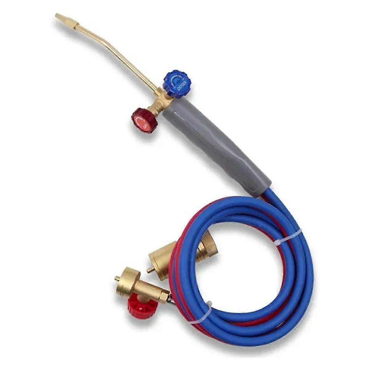 Light Weight Brass Oxygen MAPP/Propane Gas Welding Torch for Brazing Soldering(Cylinder Not Included