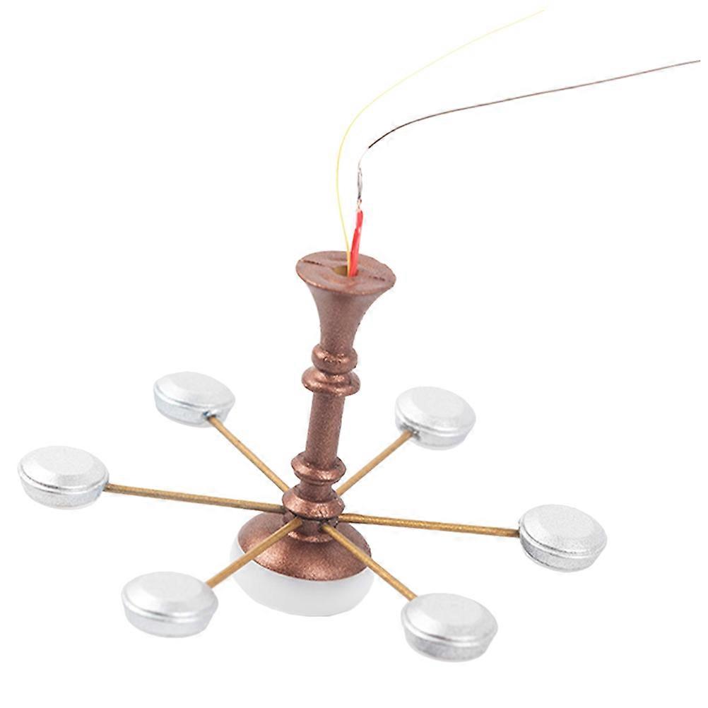 House Model Lamp Tiny House Lamp Antique Copper Color Miniature Scene Light For Diy Crafts 1Set