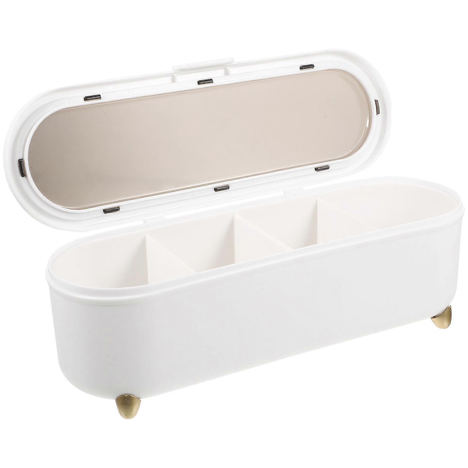 Kitchen Storage Container Cutlery Storage Box Tableware Modern Design Plastic 27x8x8cm 1Pcs