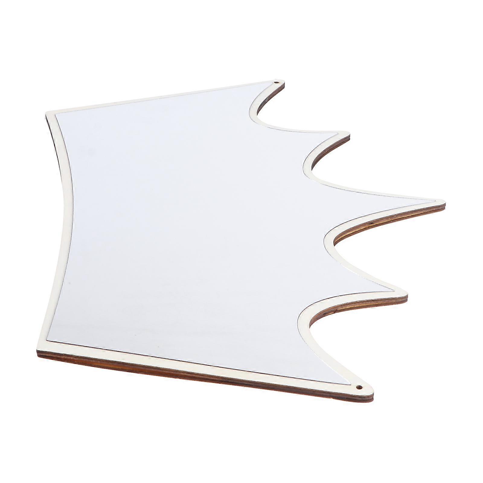 Wall Mirror Pendant Acrylic Mirror Crown Shape Decoration 3Pcs