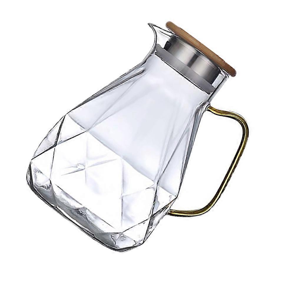 Glass Pitcher Office Water Pitcher for Home 3Pcs Transparent Use