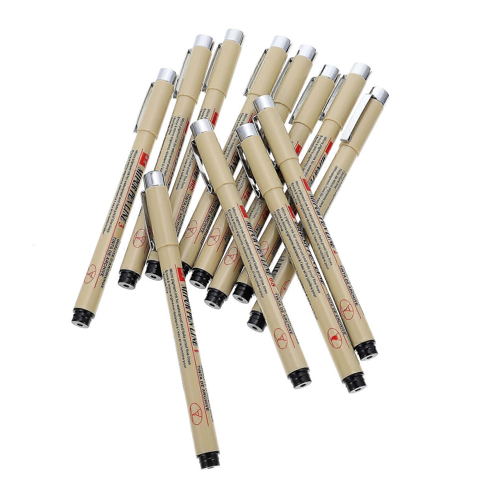 Multi-Function Drawing Pens 12Pcs Professional Art Household Use Ideal For Artists Writers Waterproof