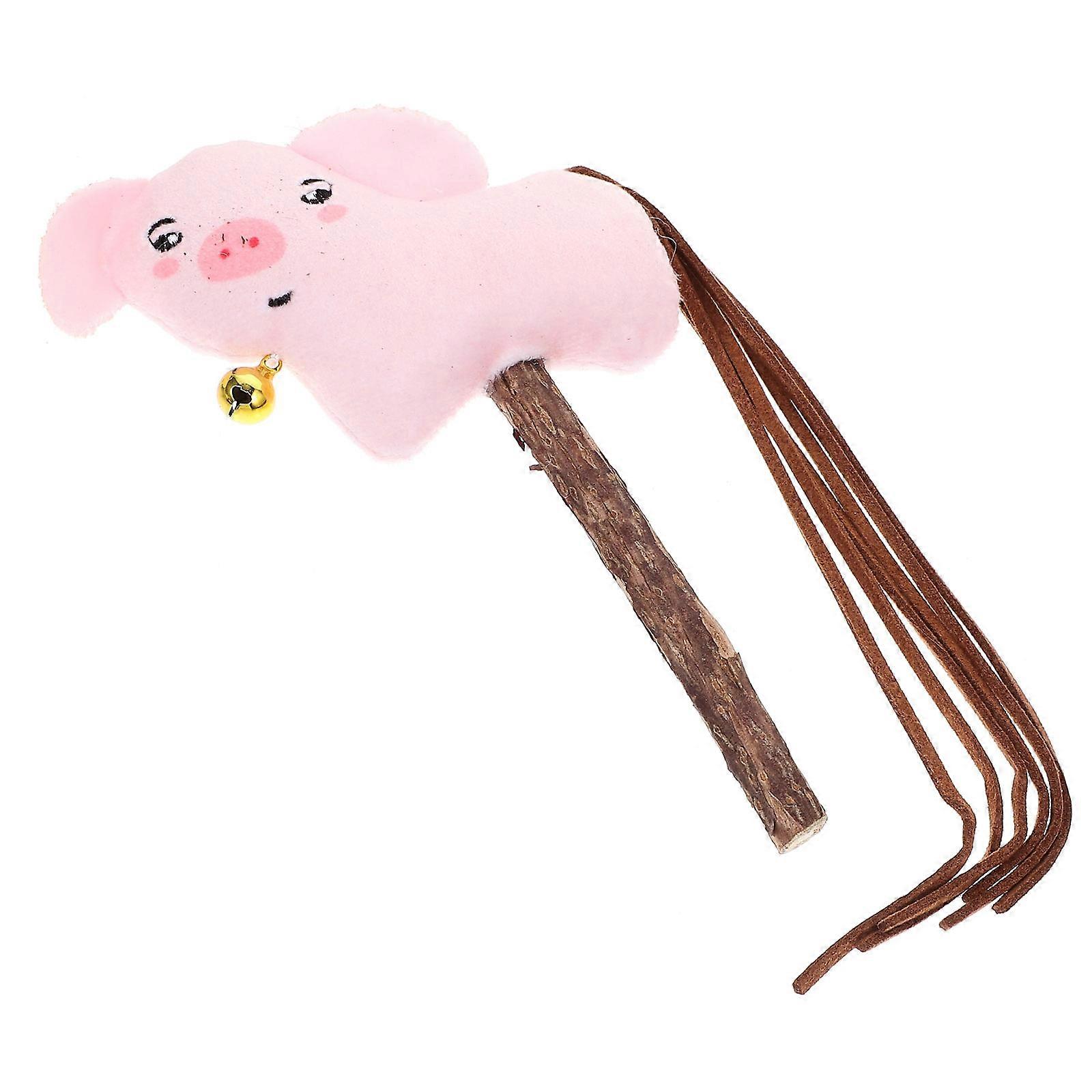 Multifunctional Cat Chew Teaser Stick For Cat Entertainment 5Pcs Interactive Toy With Plush And Catnip