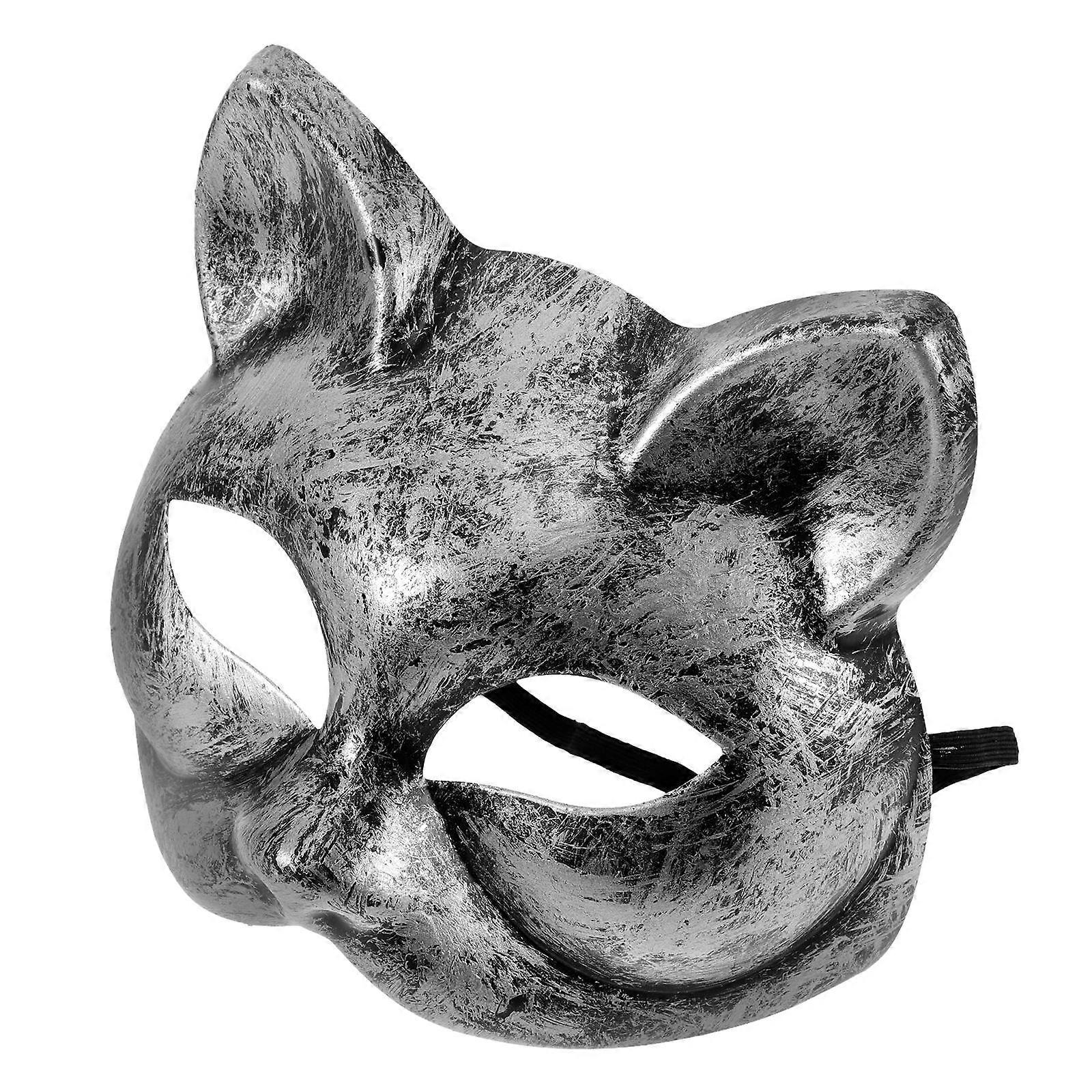Animal Mask For Cosplay Purposes Suitable For Halloween Parties Designed In Cat Face Shape With Unique Style 1Pcs