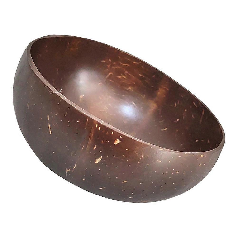 Coconut Shell Dessert Bowl Multi Purpose Bowl for Home Brown