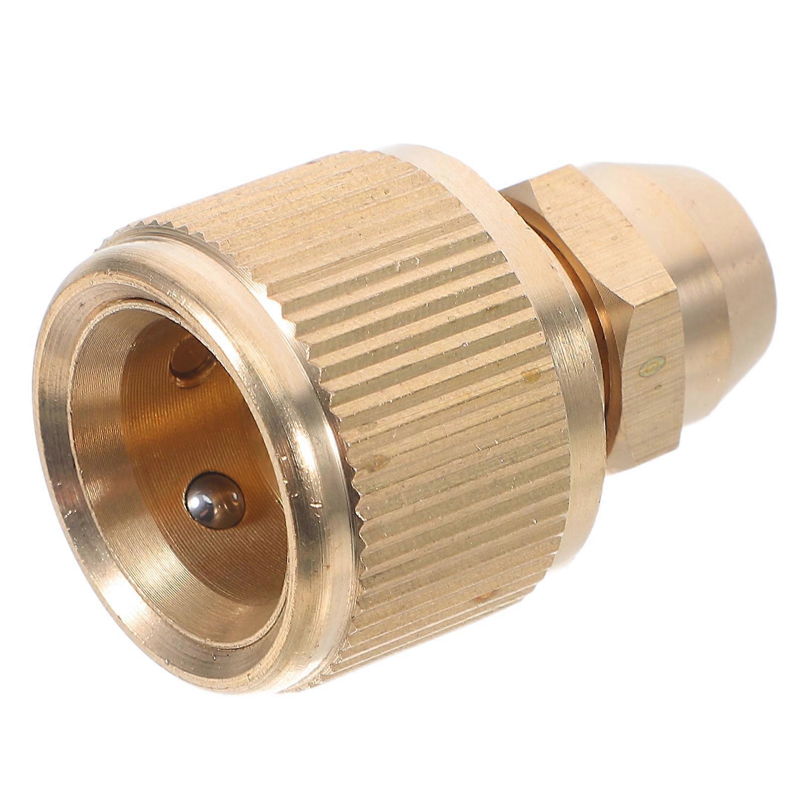 Irrigation Coupler Brass Hose Connector for Efficient Watering 4Pcs