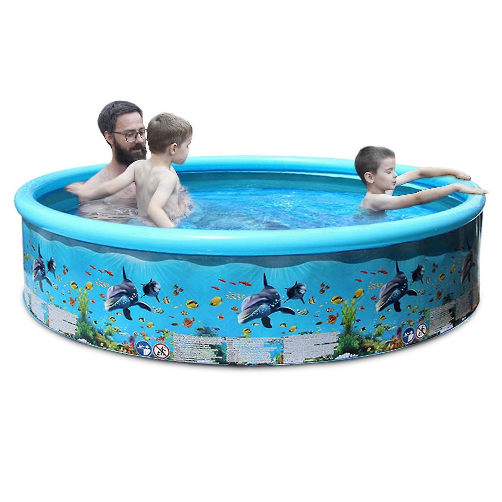 Portable Inflation-free Hard Plastic Swimming Pool Folding Pool