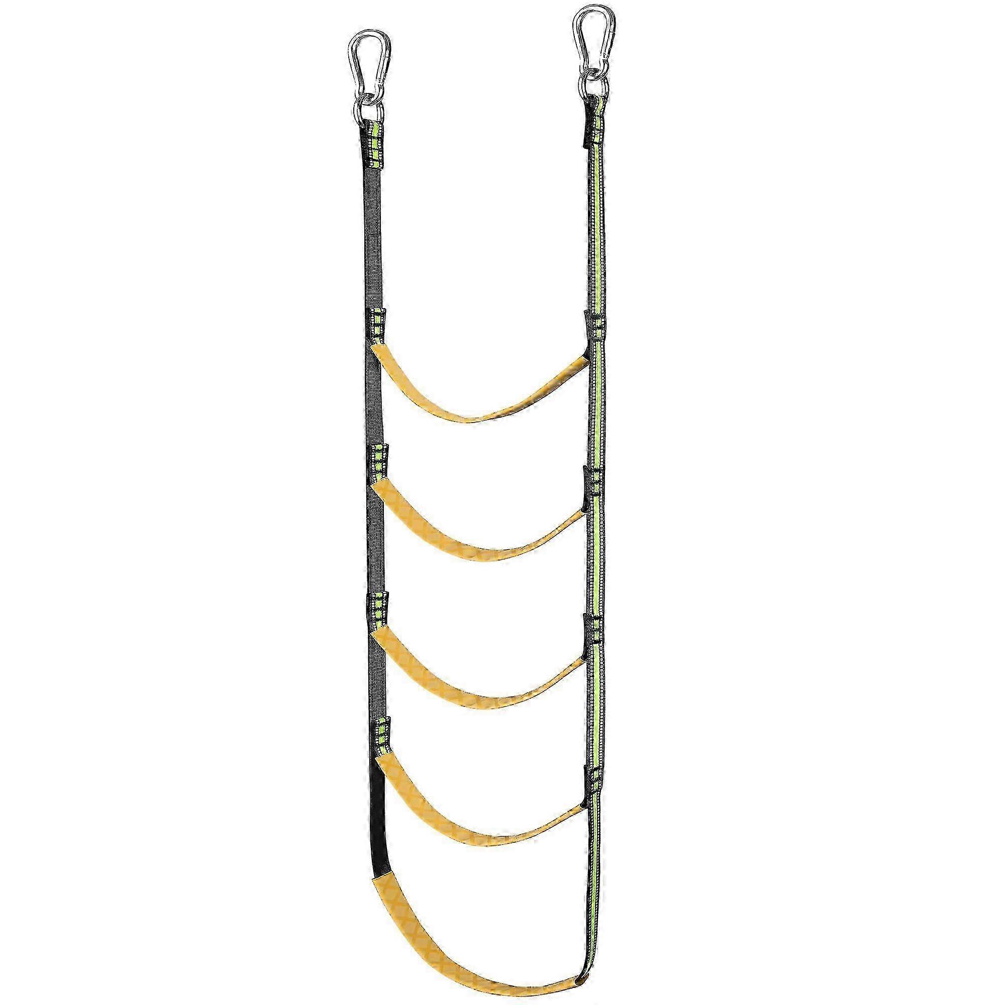 A portable boat rope ladder extender, this rope ladder is suitable for a canoe, kayak, fishing boat, or sailboat