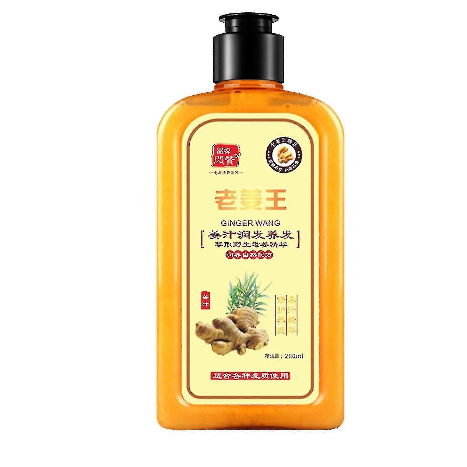 New 2023 Ginger Shampoo for Hair Regrowth and Anti-Hair Loss - Refreshing Conditioner Blend in the UK