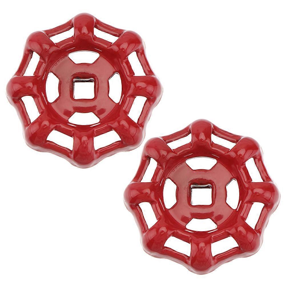 Gate Valve Handle Spigot Handle for Shutoff 8Pcs Red Iron Replacement