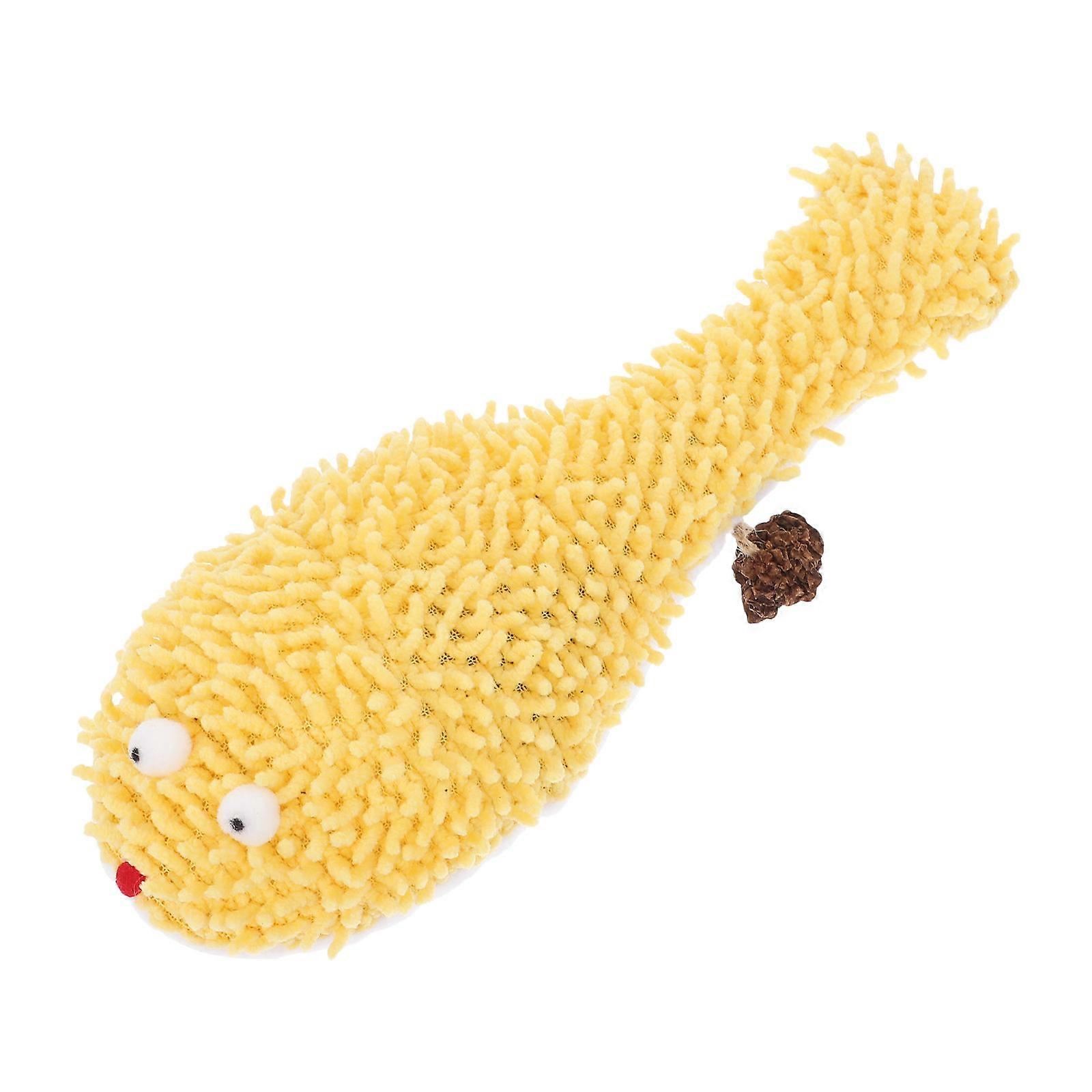Plush Cat Toy Pufferfish Chew Toy 2Pcs for Indoor Cat Entertainment