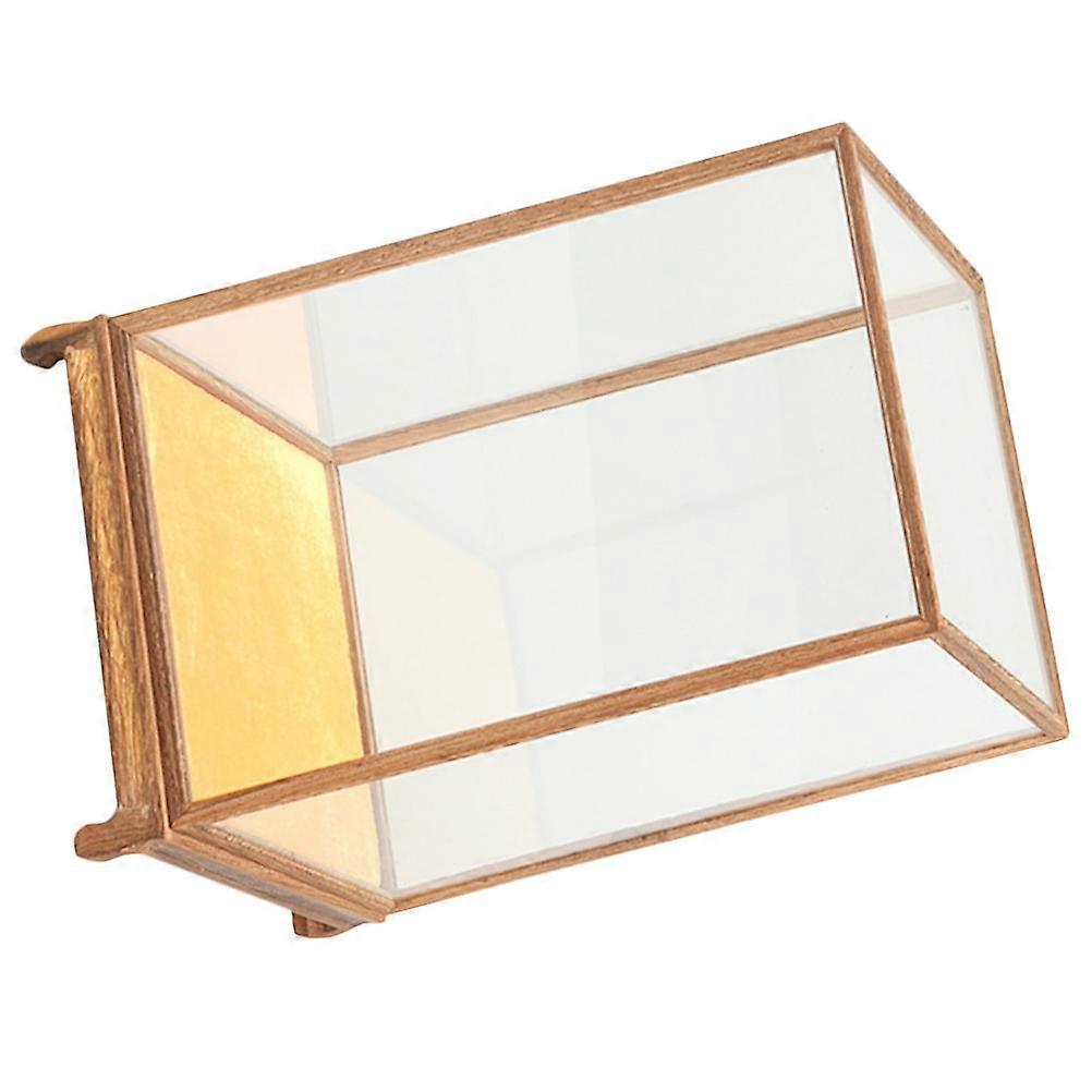 Transparent Storage Box Multi-Use Countertop Box Display Dustproof Function For Collectibles 1Set