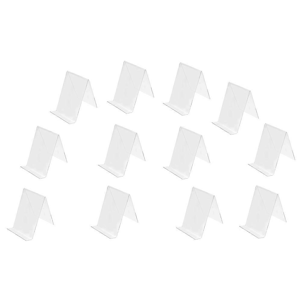 Clear Acrylic Book Rack for Display 24Pcs Desktop Bookstore Book Holder