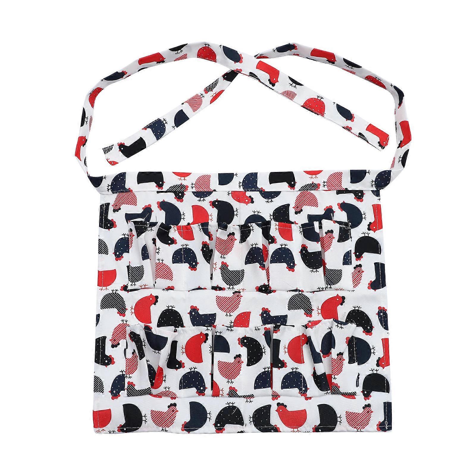 Chicken Egg Apron for Kitchen Use Multi Pocket Egg Gathering 2Pcs