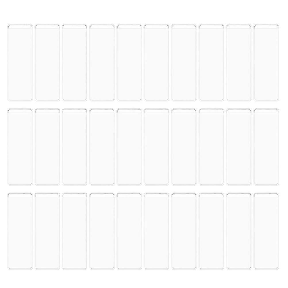 Clear Adhesive Pocket 200 Sets Storage Solution For Administrative Staff 7.30X2.20X0.01CM PVC File Classification