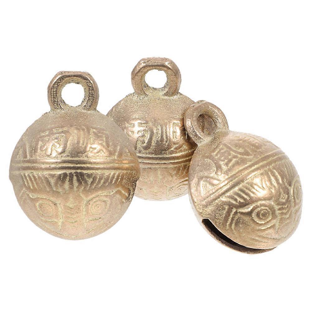 Vintage Mini Copper Bells For Pet Collars Decorative Sound Alert 6Pcs Small Bells For DIY Wind Chimes Craft Projects