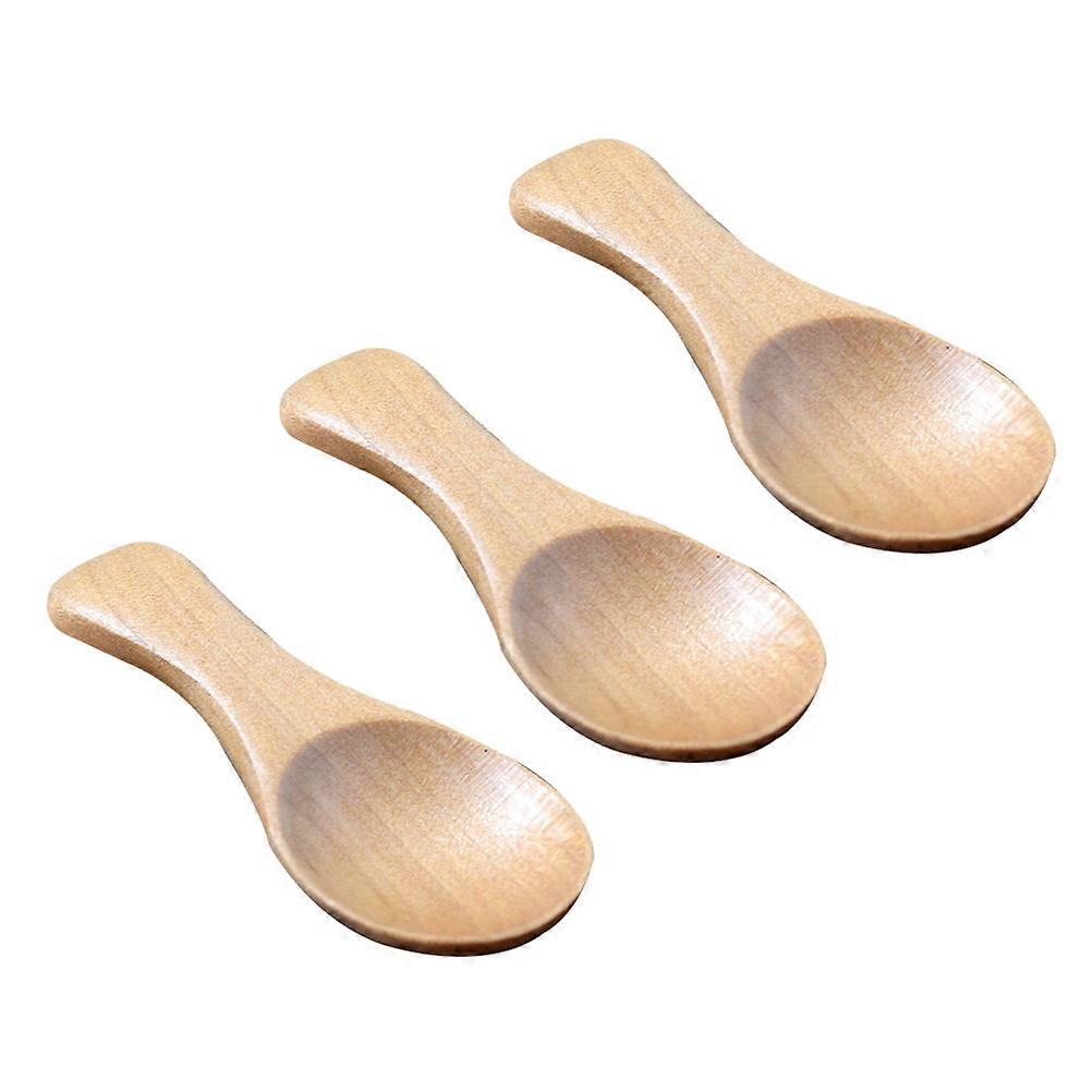 Teaware Accessories Spoon Wooden Salt Spoon for Kitchen Use 9Pcs Set