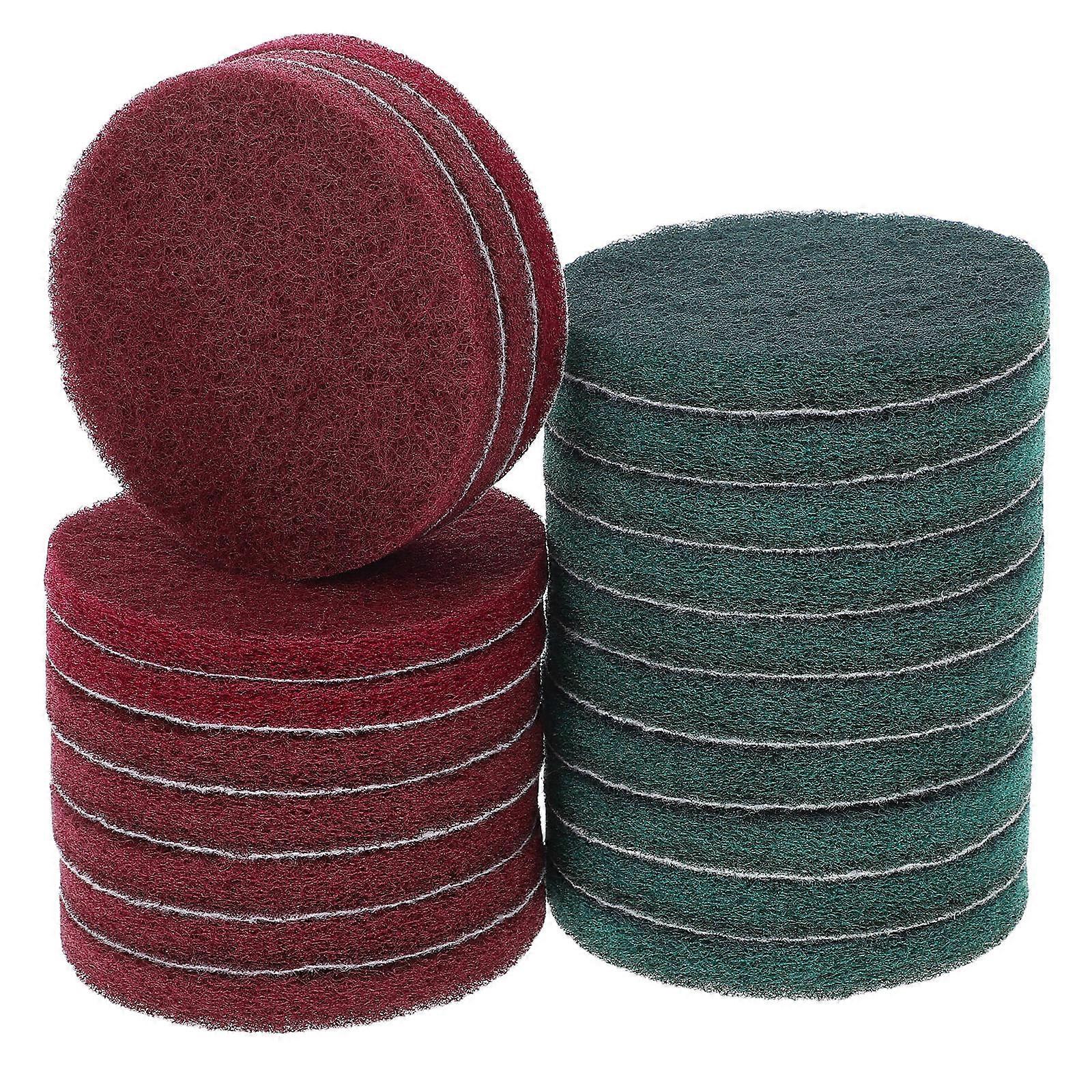 Multi-Use Scouring Pads Round Soft Scrubber Pads for Cleaning 80Pcs