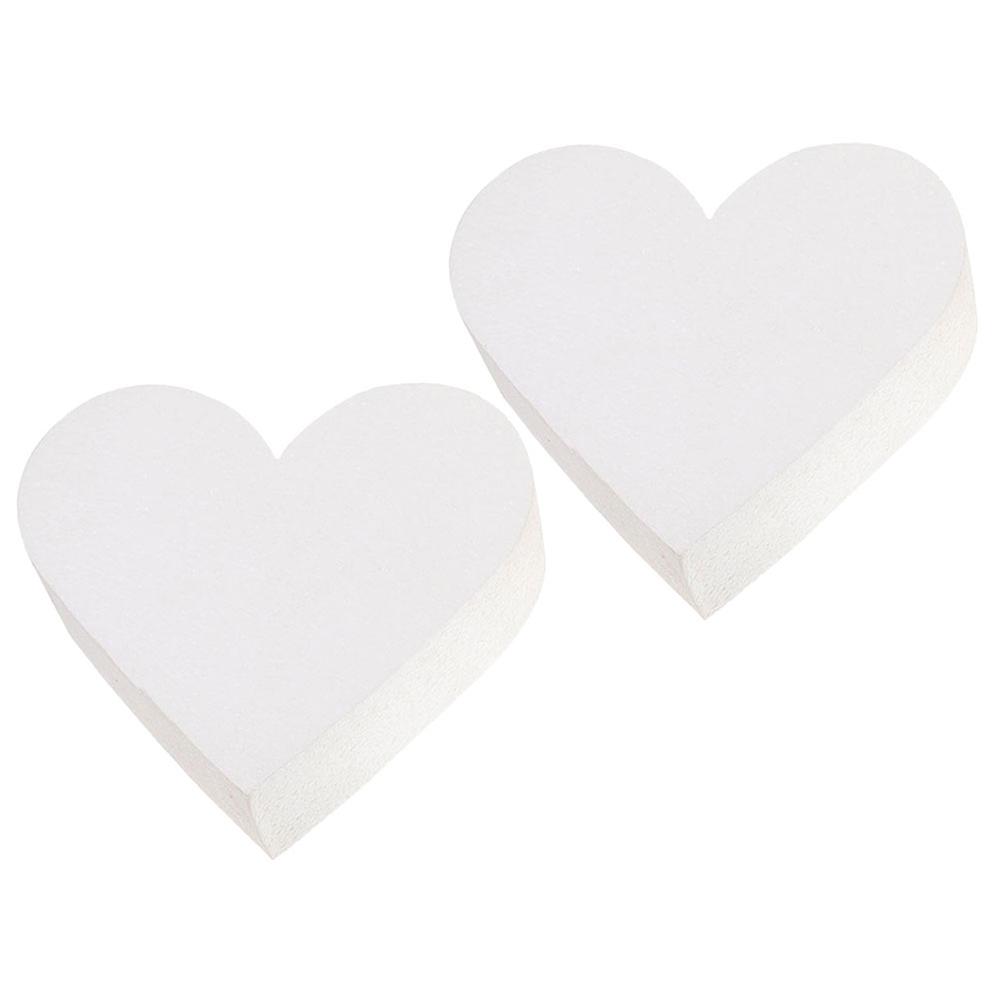 Cake Dummies Foam Cake Model for Decorating 6Pcs Heart-Shaped Design