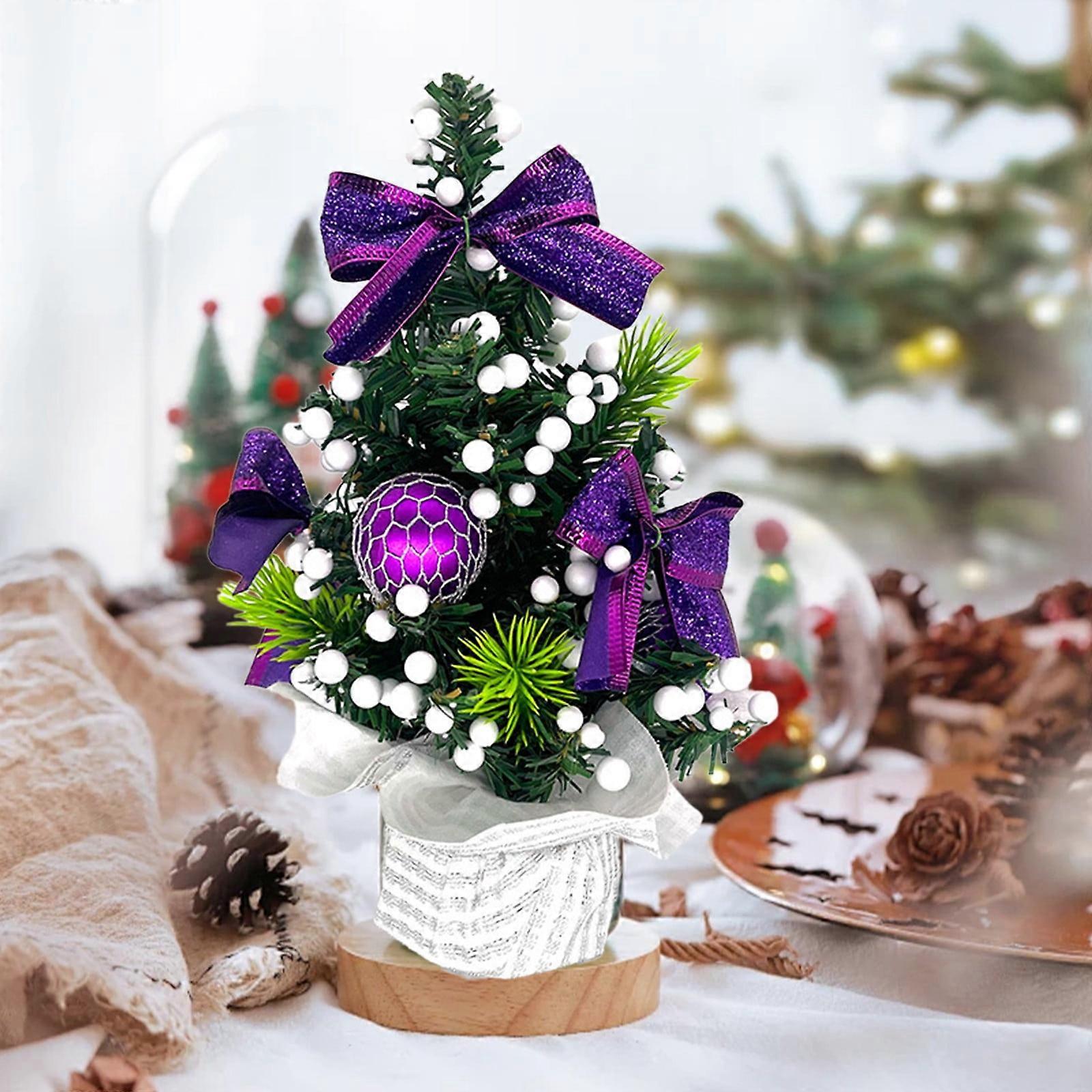 Clearance Christmas Decoration! 7.87"/20cm Mini Tabletop Xmas Tree, Holiday Decor for Desk, Home, Office, Party – Compatible with all classic