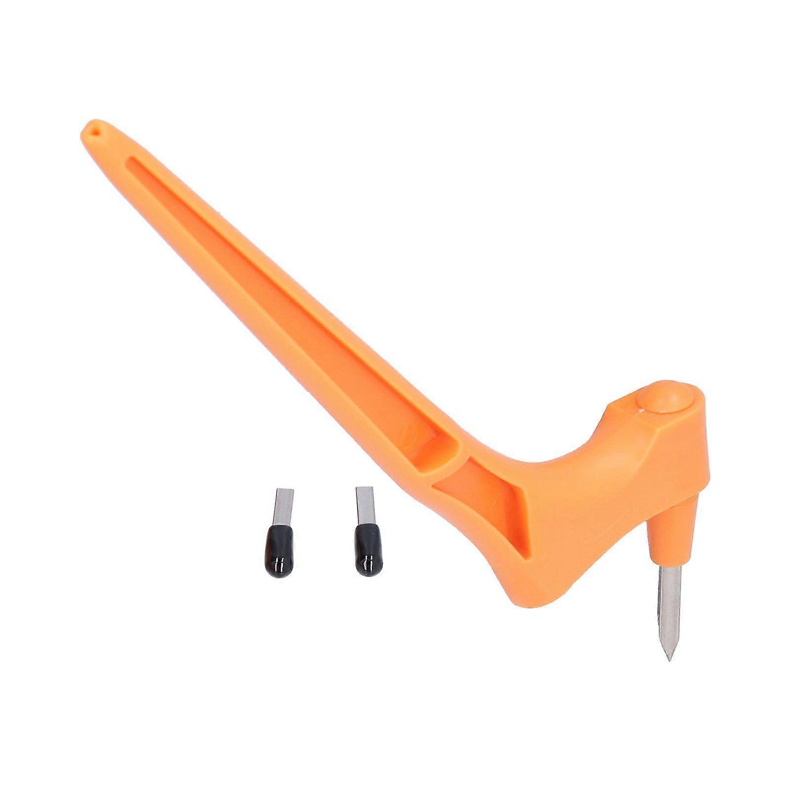 Craft Cutting Tool 360 Degree Rotating Carving Knife Cutter Set Kit for DIY HandworkOrange