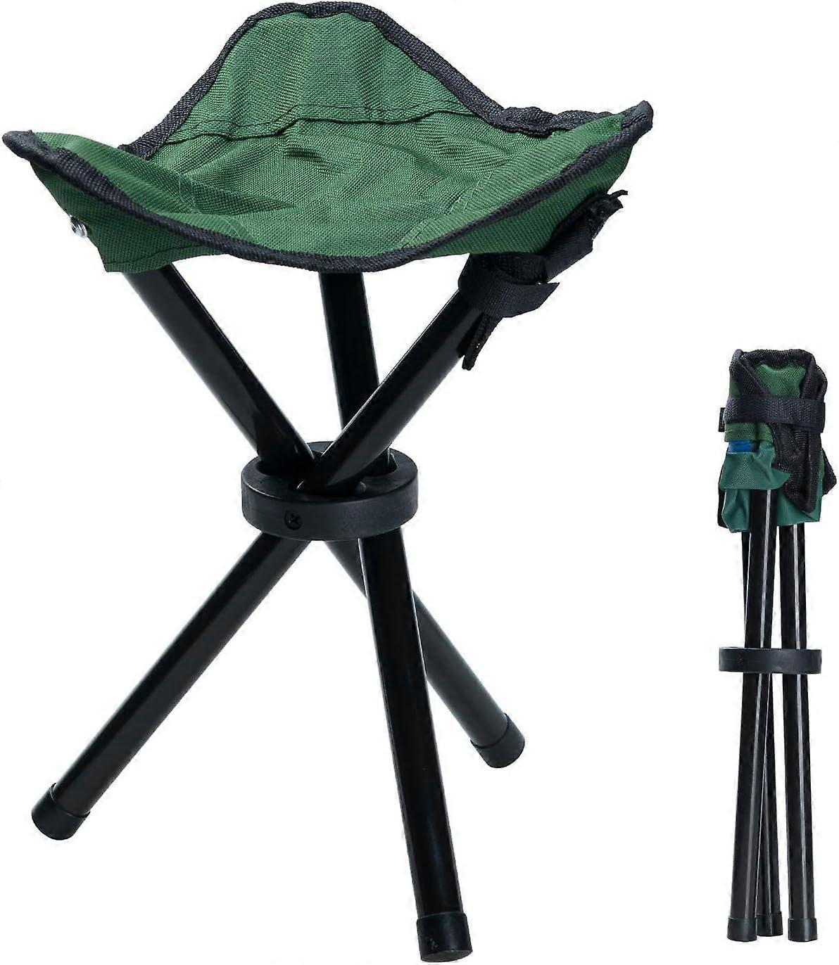 Portable Camping Tripod Stool 3Leg Folding Chair Lightweight Sturdy For Travel Fishing Hiking Backpacking Picnics