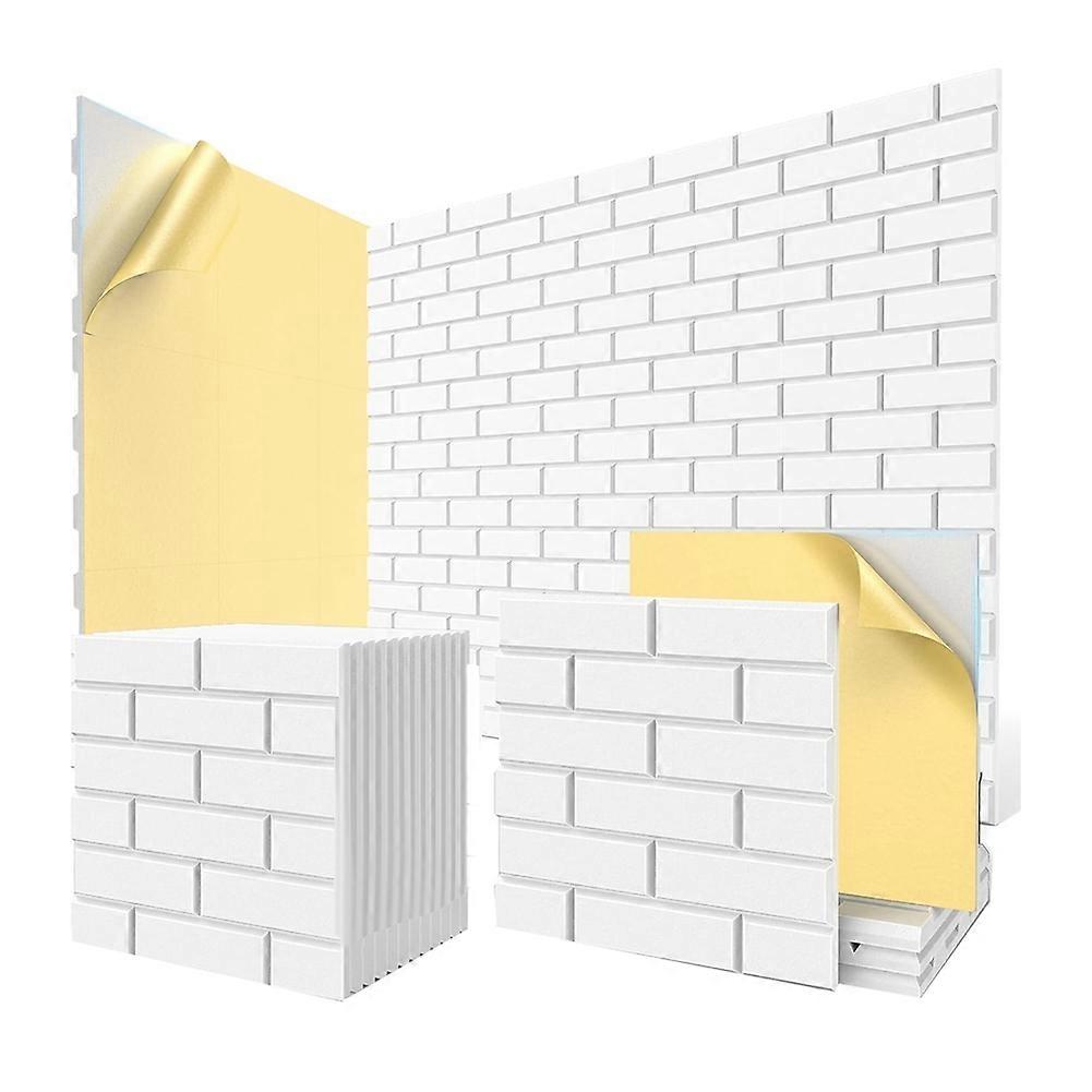 Soundproof Wall Panels for Home Studio Office Decor White