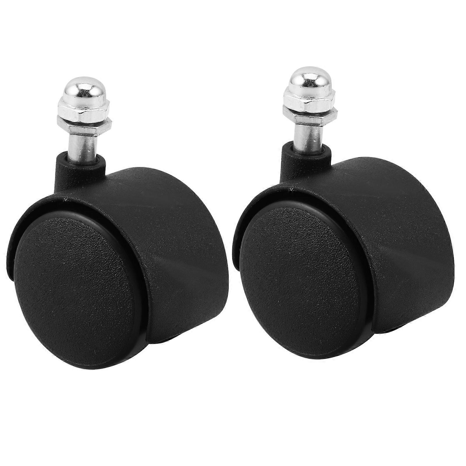 Baby Chair Plastic Replacement Casters for Bath Seats 2Pcs Set