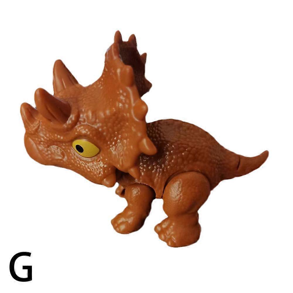 Biting Hand Dinosaur Toy Movable Joints Swaying Tail Interactive Imaginative Play Gift for Kids