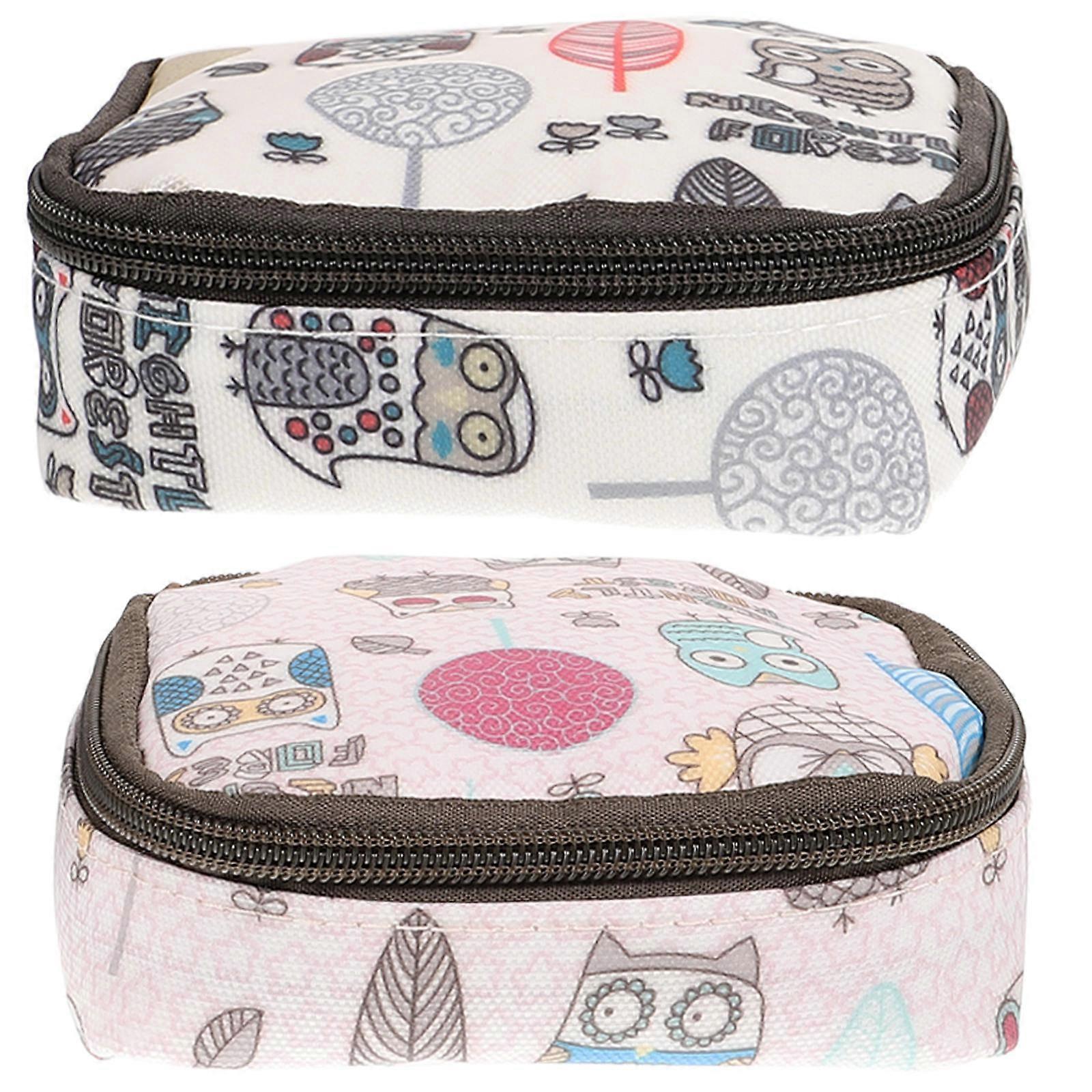 Portable Tampon Holder Period Bag for Daily Use 10Pcs Assorted Color