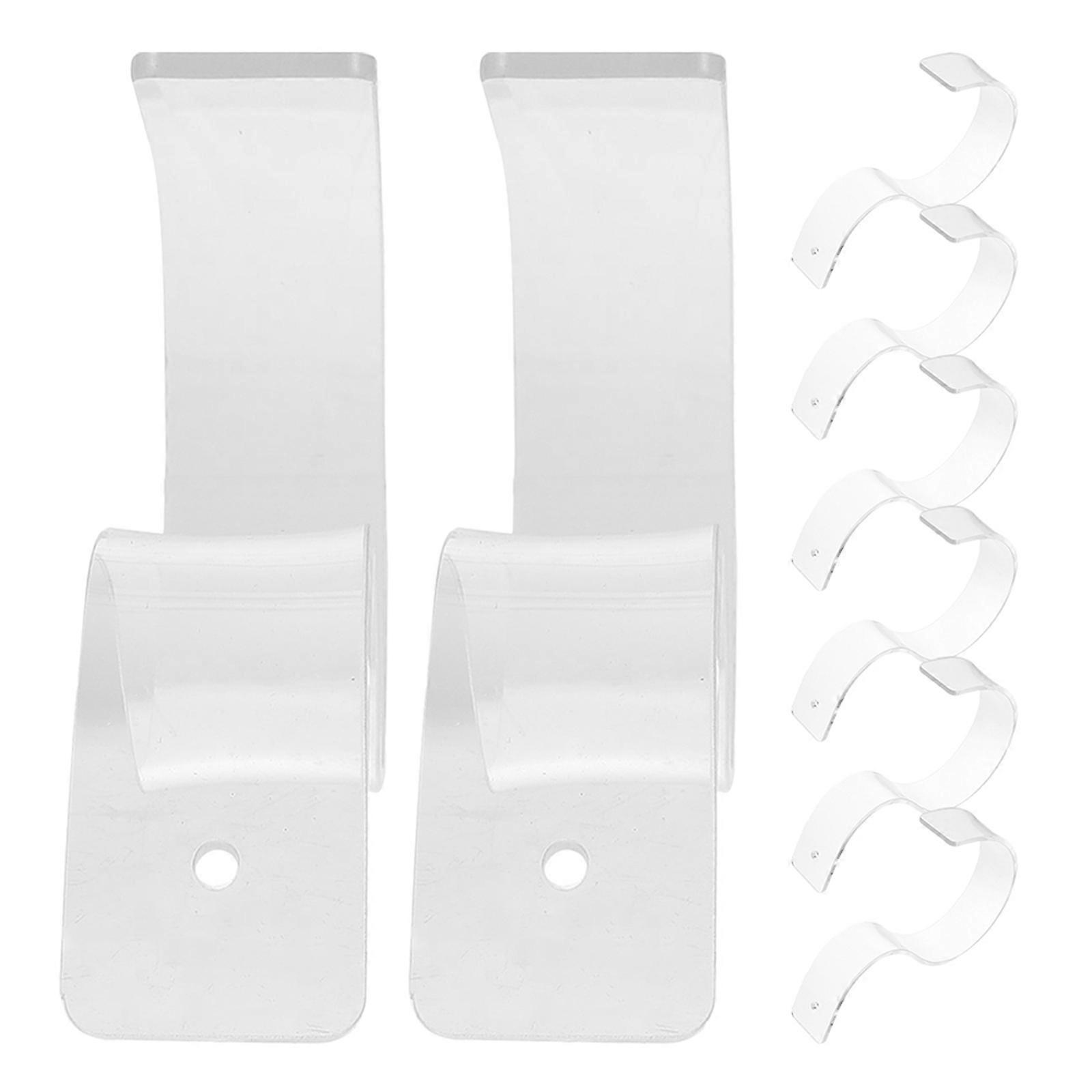 Transparent Belt Storage Racks For Shopping Malls Commercial Display 6.3X4.1X4.7In Simple Shape Display 32Pcs