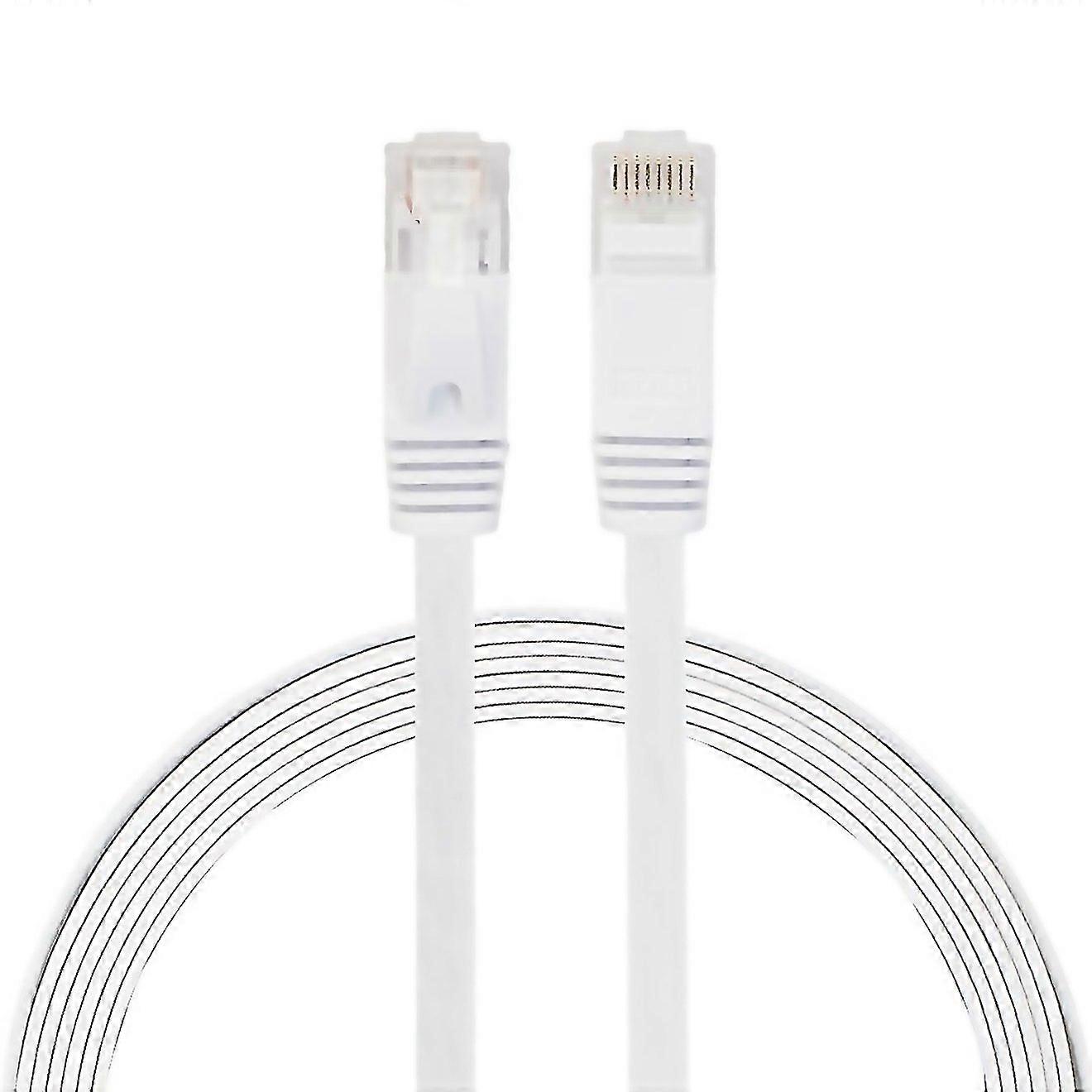 For 2m Cat6 Ultrathin Flat Ethernet Network Lan Cable Patch Lead Suitable For Everyday Use