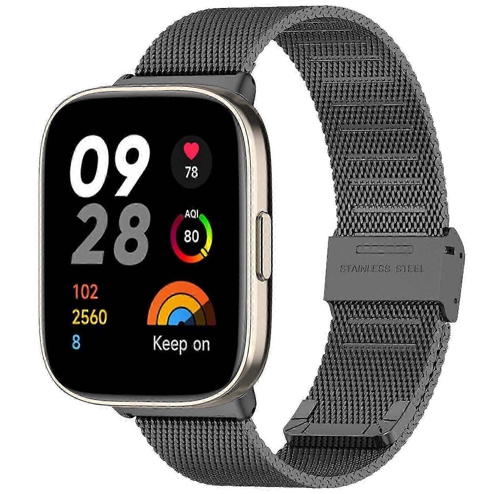 xDfind Spänne Metall Stål Mesh Klockband För Redmi Watch 3