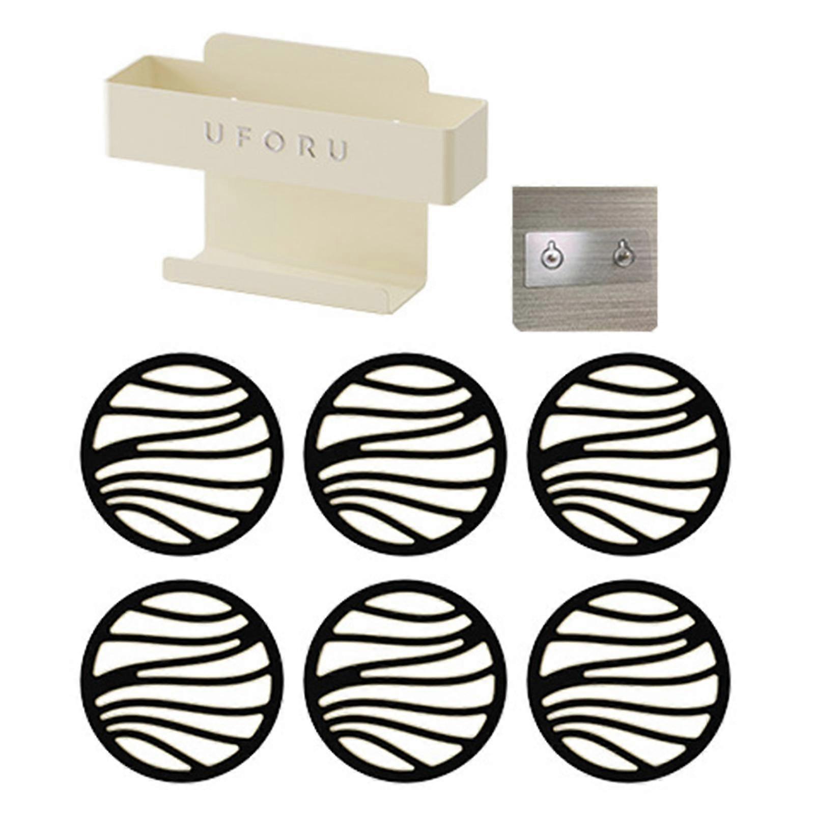 Plastic Insulation Pad with Double Side Reusable Non-Slip Tea Coaster for Home Kitchen