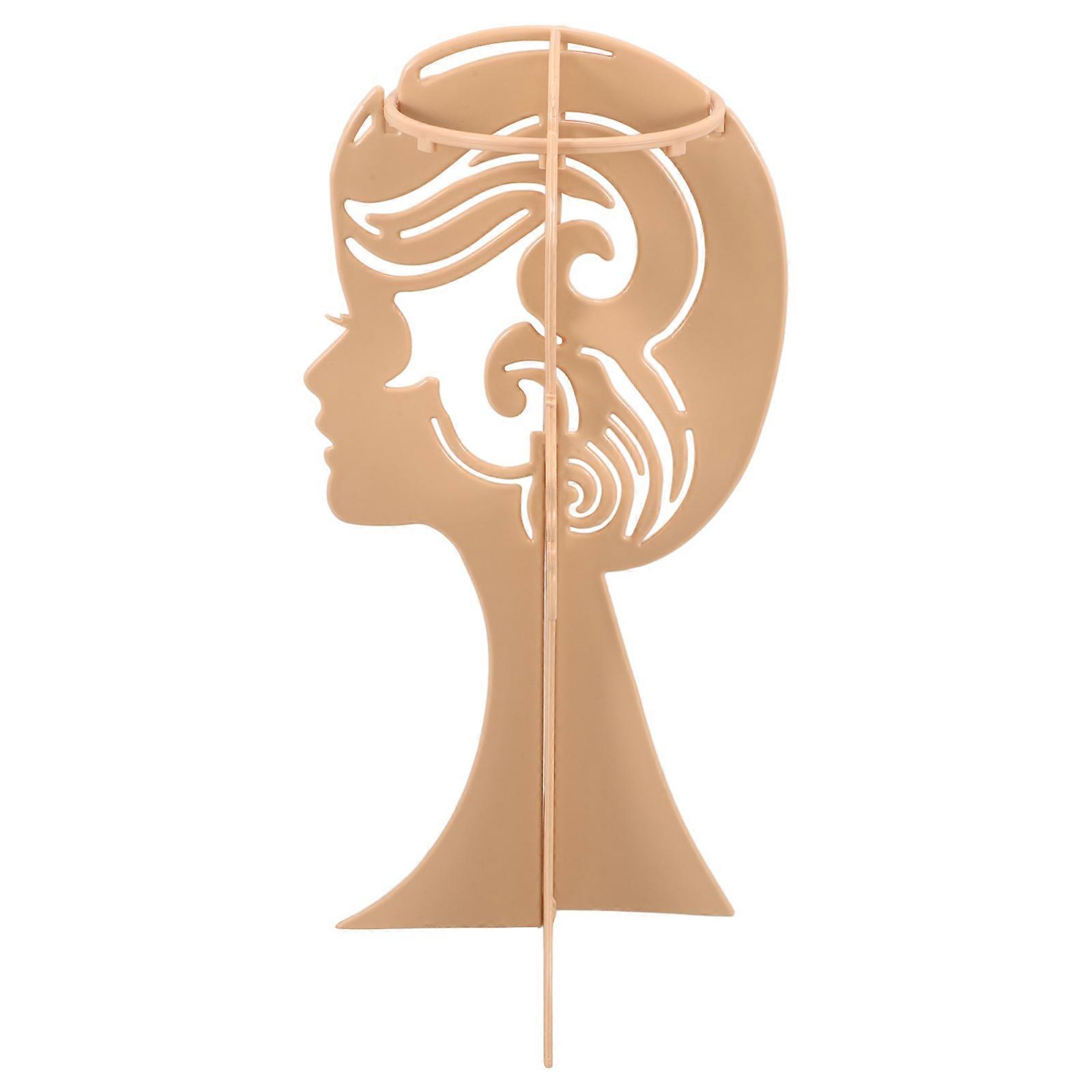 Wig Holder Plastic Hat Display Stand for Decor Practical Wig Holder