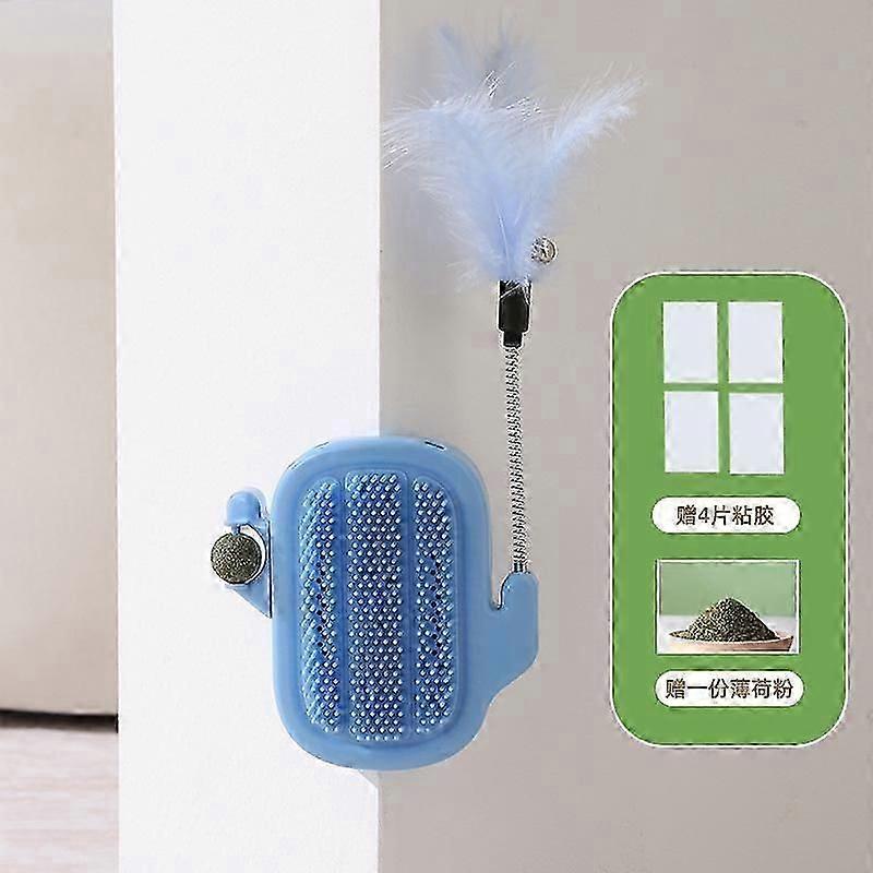 Kefa na zastrihávanie mačiek 3 v 1, nástenný rohový masážny hrebeň v štýle kaktusu