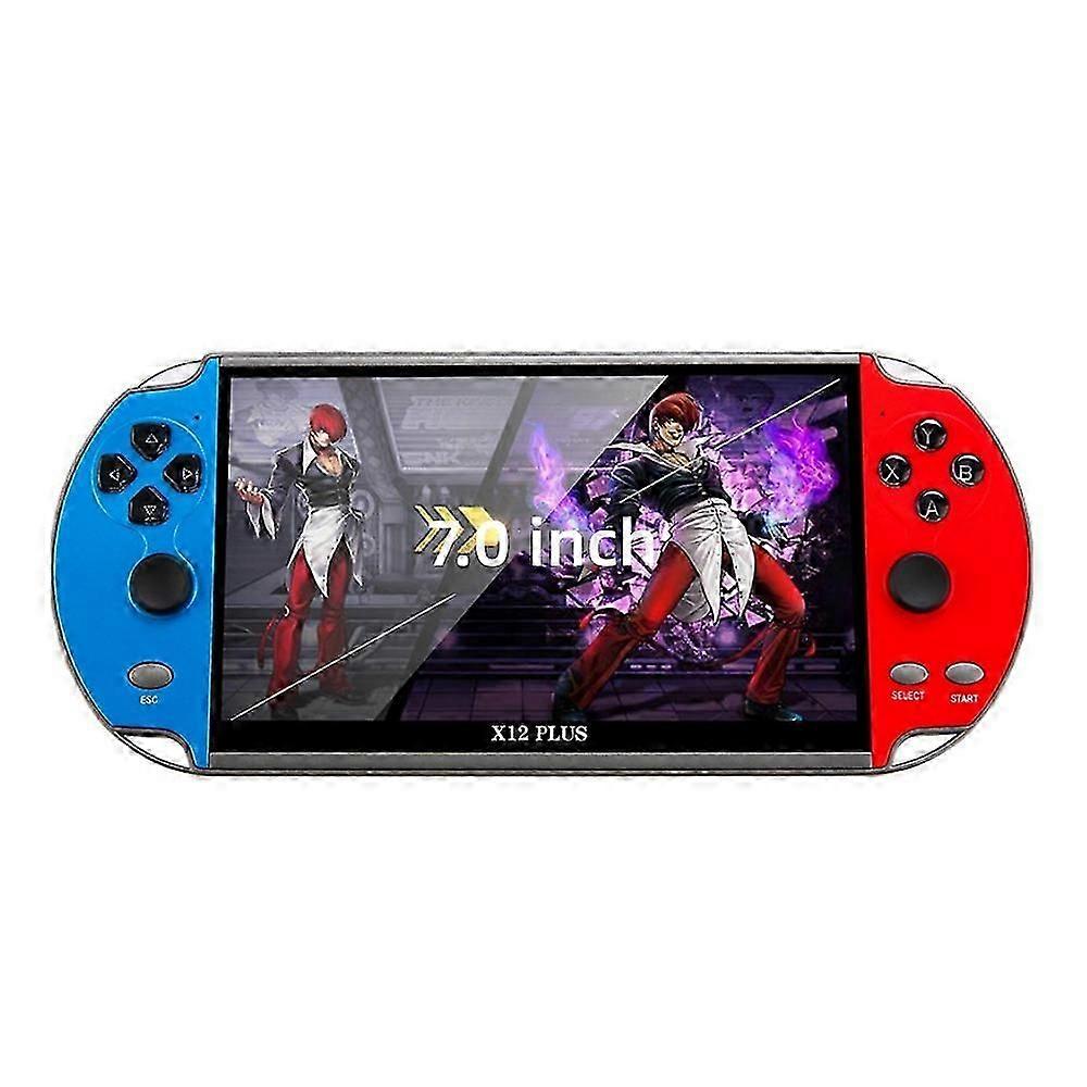X12 Plus 7 Inch HD-scherm Handheld Game Console 10000+ Gratis Games, Dual Joystick Arcade Retro Video Game Console