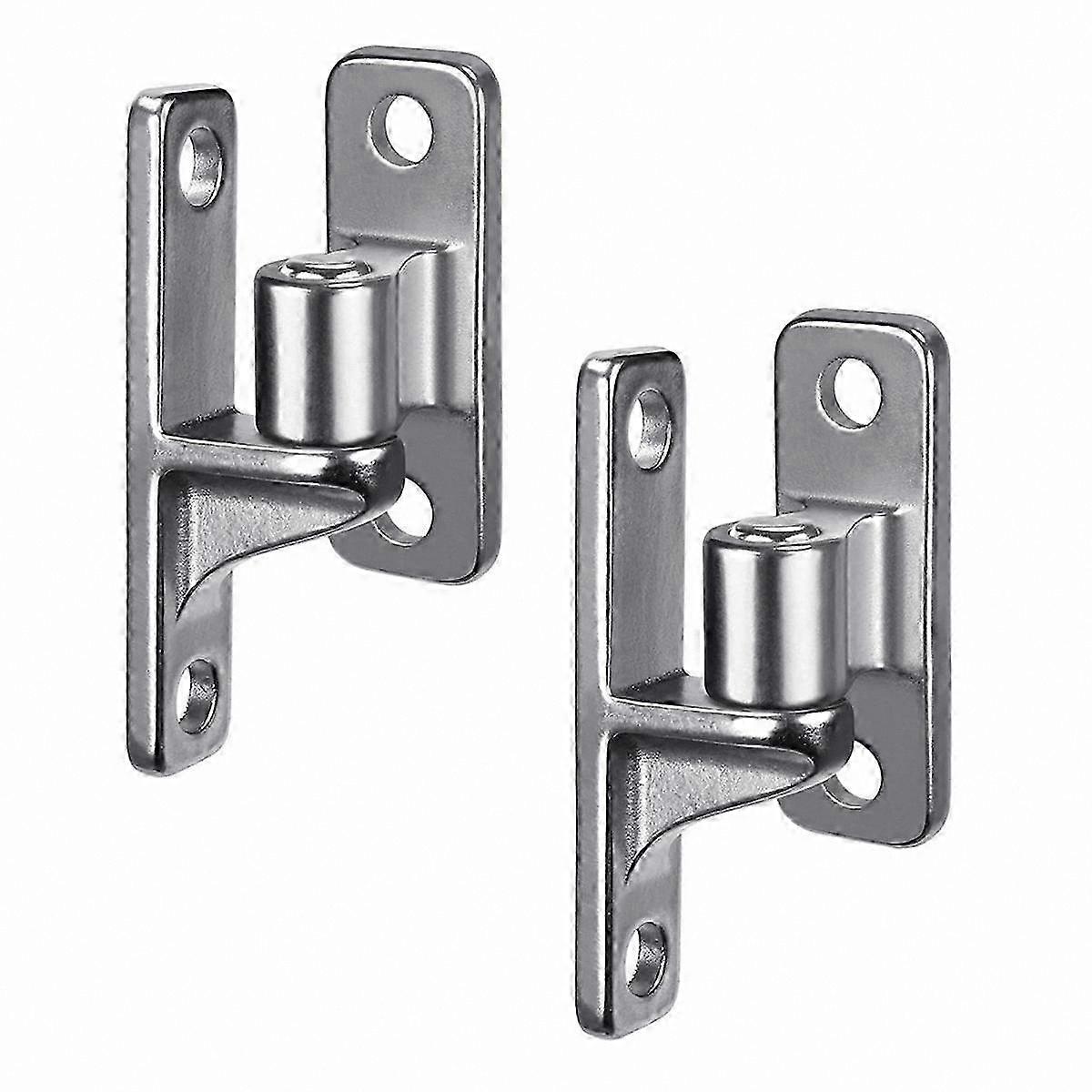 5/8" Inch Heavy Duty Gate Hinges, 2 Sets Stainless Steel Wall Mount for Farm Gates, Compatible with Chain Link Fence Components