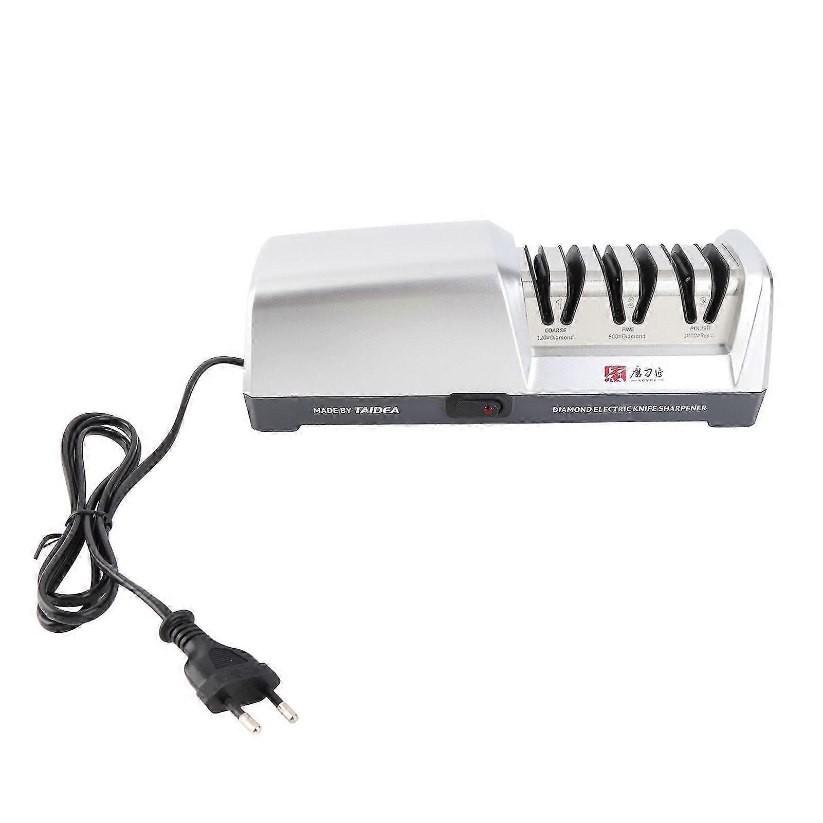 Electric Knife Sharpener 15 Degrees Knife Sharpener for Kitchen Knives with Quick Sharpening and Polishing Function