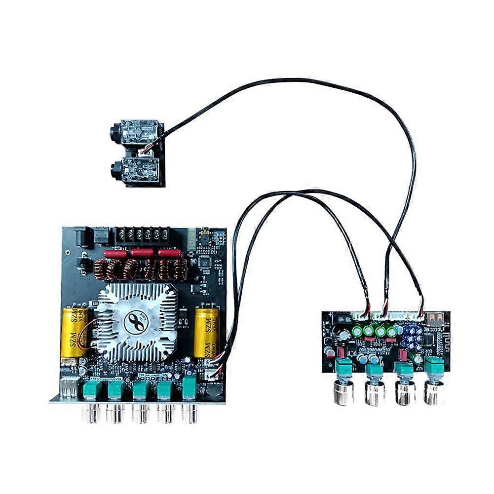DC8-36V AMP Upgrade Karaoke Reverb Board Professional Microphone Preamplifier DSP Mixing Module Anti-Whistle with HT21
