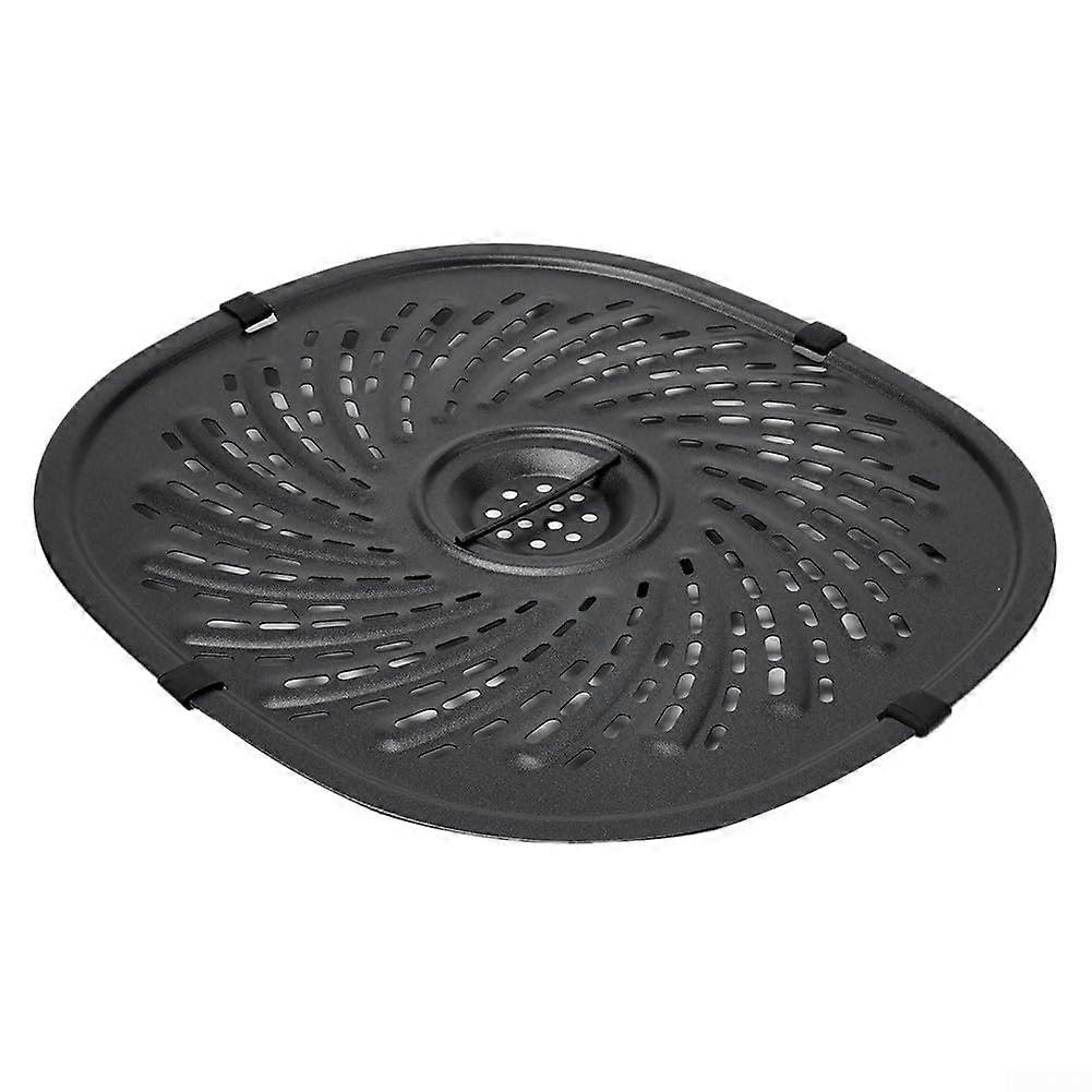 Replacement Grill Pan For 7QT Air Fryer Carbon Steel Perforated Design For Even Heat And Texture