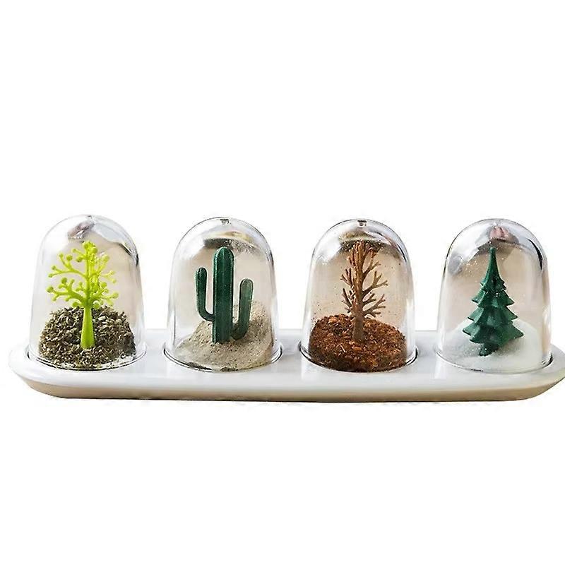 4-Piece Kitchen Seasoning Jar