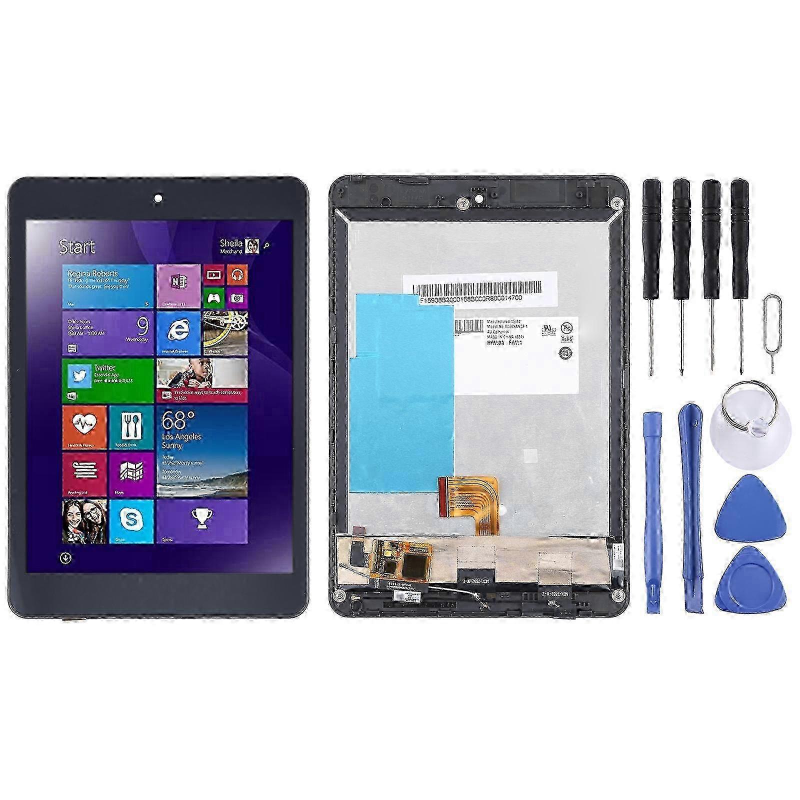 Hot COMPATIBLE LCD Screen for Lenovo Miix 3-830 7.9 inch Digitizer Full Assembly with Frame (Black)