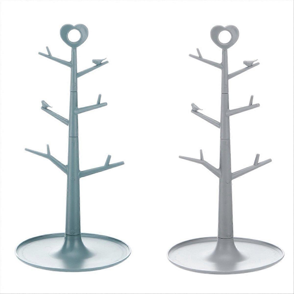 Mug Rack Shelf Cup Coffee Rack Tree-Shaped Drying Storage Rack