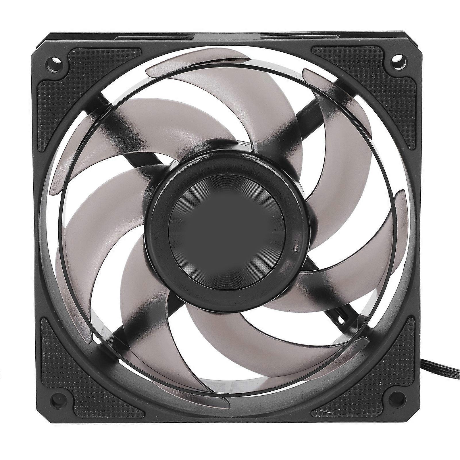 120mm Computer Case Fan 4 Pin 2200RPM MFDB Dynamic Pressure Bearing PWM Temperature Control High Performance Cooling Fan for PC Case 