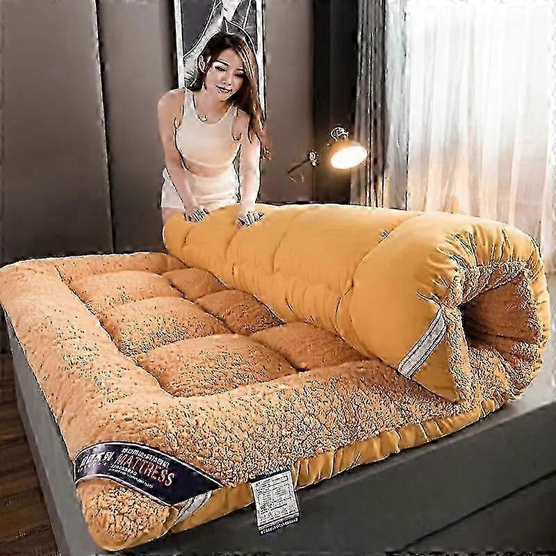 Thickened Mattress Student Dormitory Tatami Foldable Non-slip Mattress Home Non-slip Floor Sleeping Mat Bedroom Carpet Mat