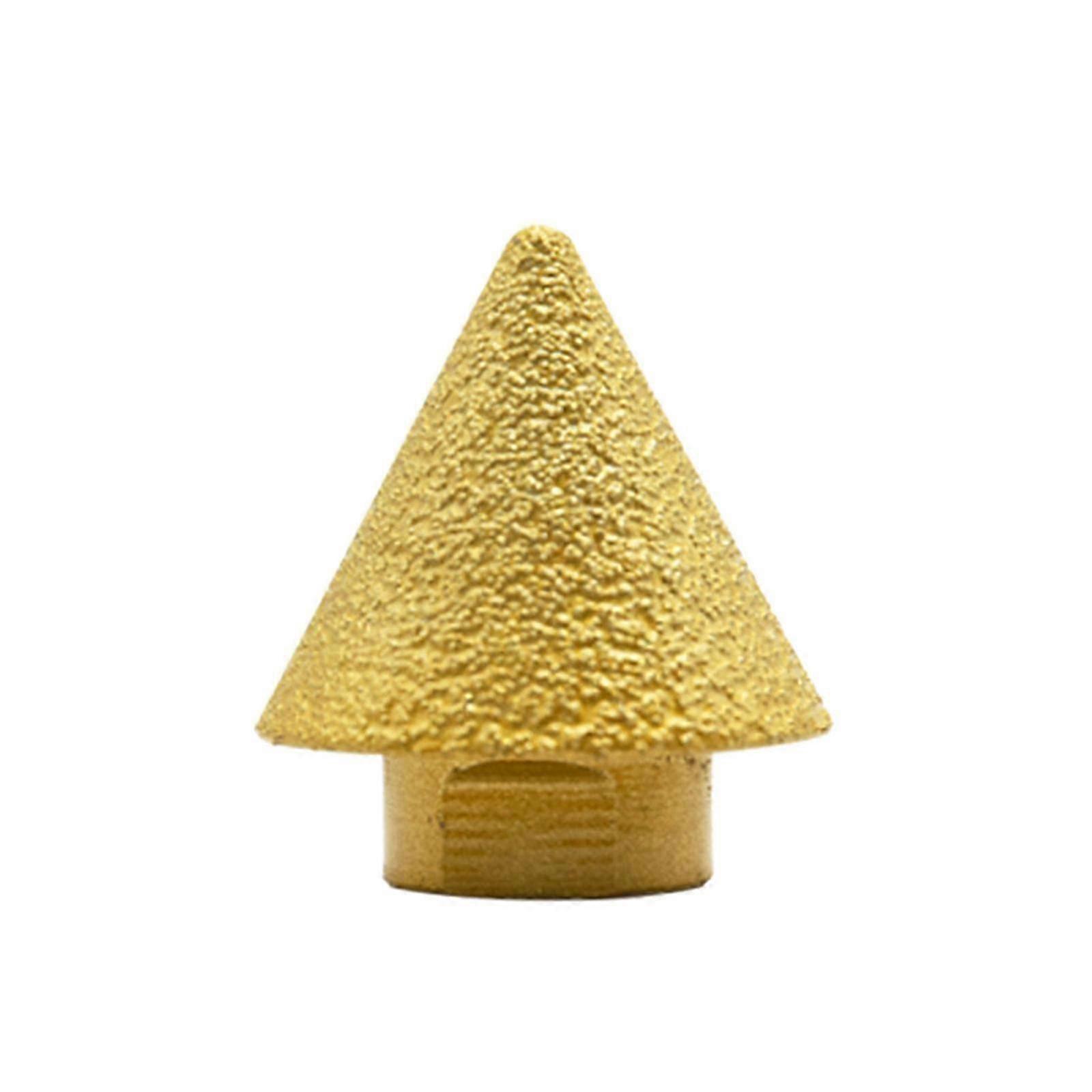 Beveling Chamfer Bit Reduce Risk Cracking Conicals Umbrellas Grindings Head Stone Carving Bit for Hole Enlarging 38mm miao4