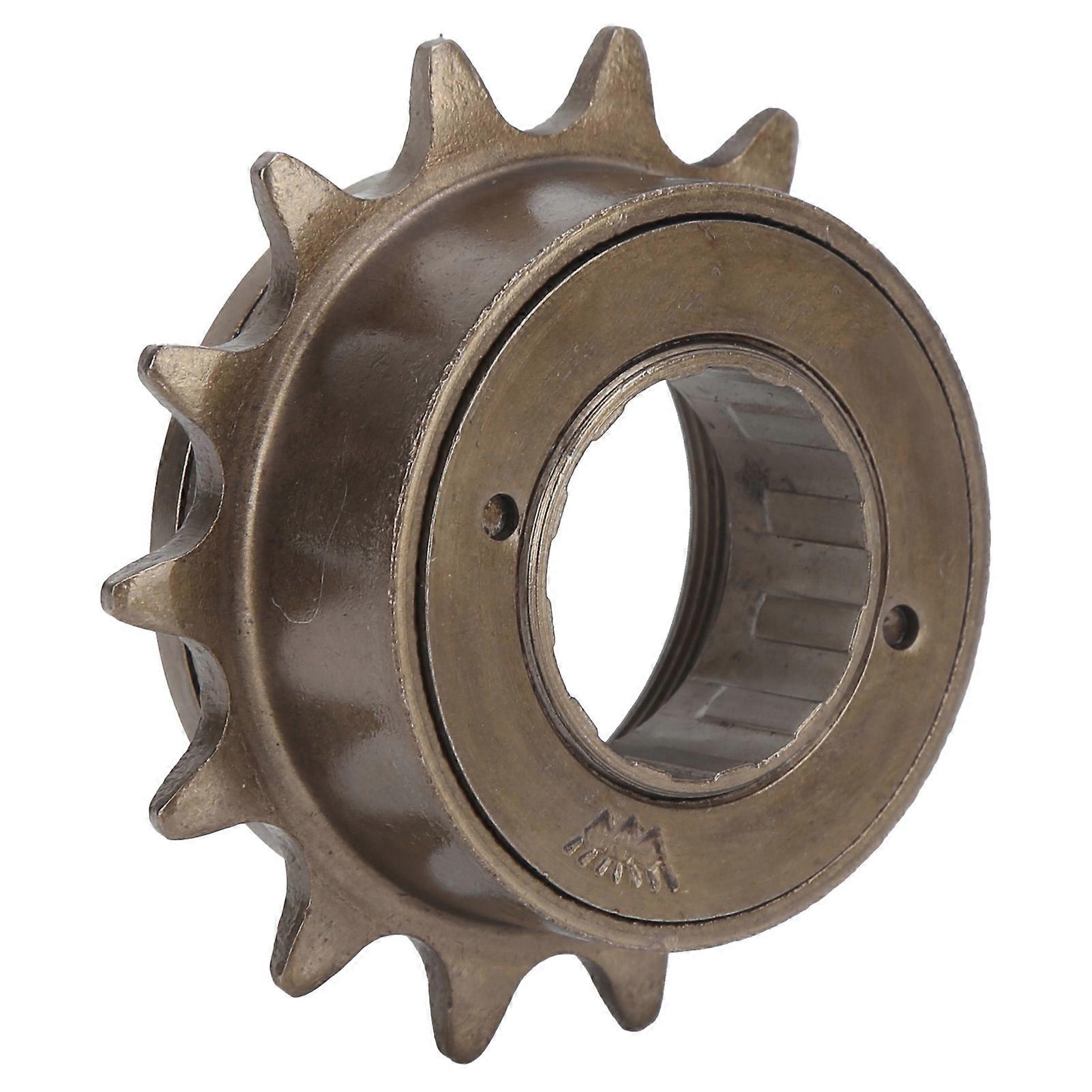 Bike Freewheel 14T Soft Sound Rotation Brown Wear Resisting Rust Proof Durable Cycling Accessory