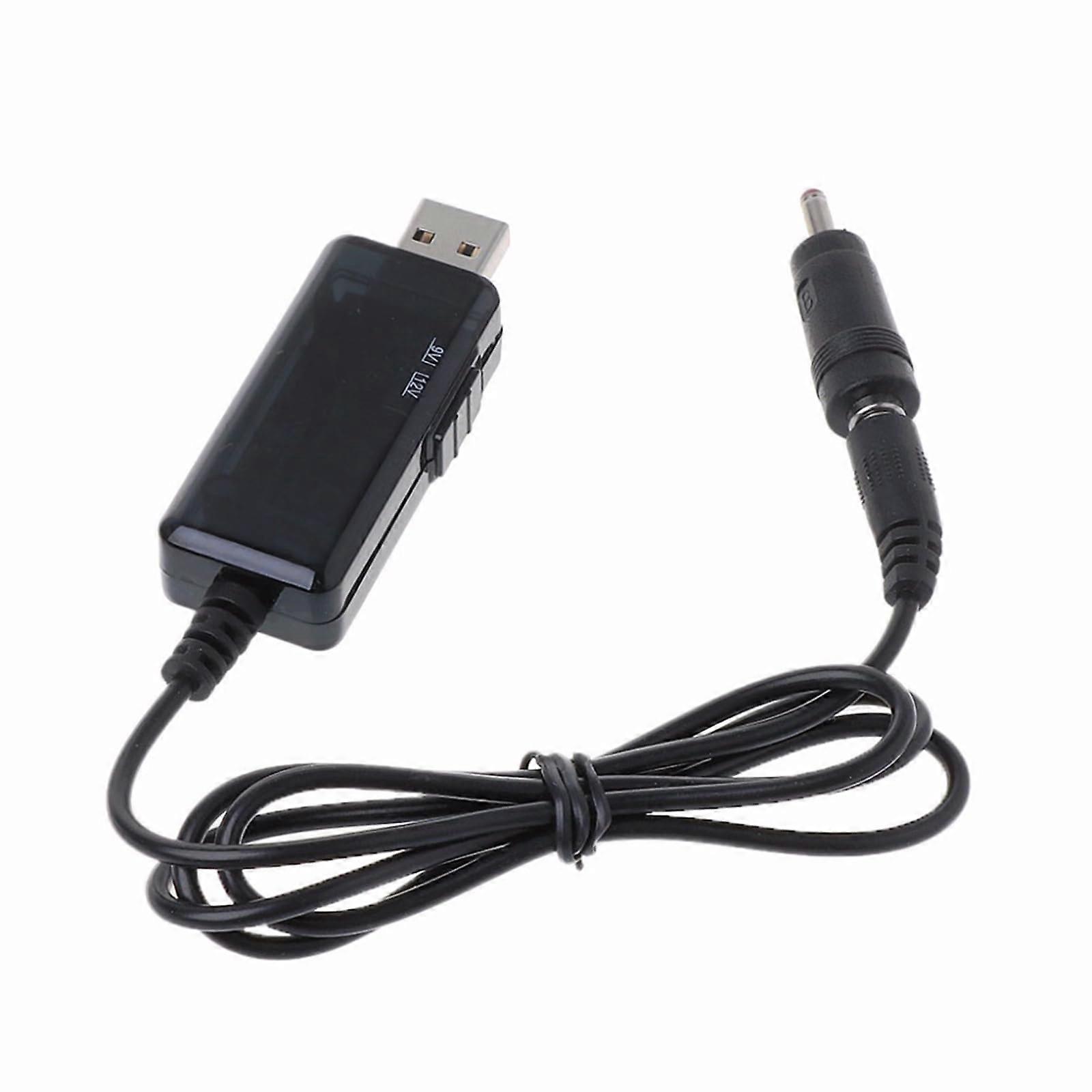 USB Cable 5V To 9V 12V StepUp Converter For USB Power Charging Compatible With 9V 12V Devices